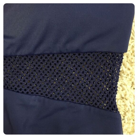 NWT DKNY 'Mesh Splice' Maillot One Piece Swimsuit 14 - Picture 3 of 4